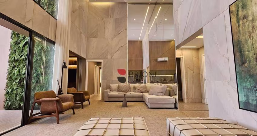 Apartamento alto padrão com 156m², 2 quartos/suítes à venda no Edifício Hype Residence em Ribeirão Preto/SP I Imobiliária Brioni imóveis