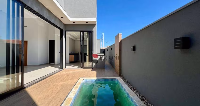 Casa térrea com 143m², 3 quartos/suítes à venda em condomínio Quinta da Mata Ribeirão, em Ribeirão Preto/SP I Imobiliária I Brioni imóveis