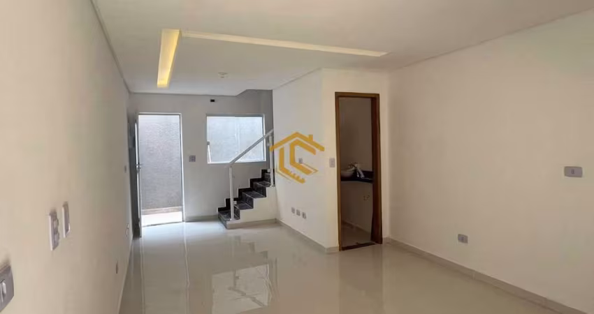 Casa de Condomínio com 2 quartos, Maracanã, Praia Grande - R$ 350 mil, Cod: 10364