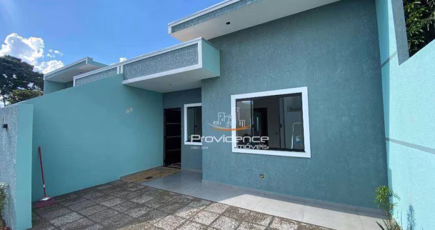Casa com 3 dormitórios à venda, 63 m² por R$ 350.000,00 - Santa Cruz - Cascavel/PR