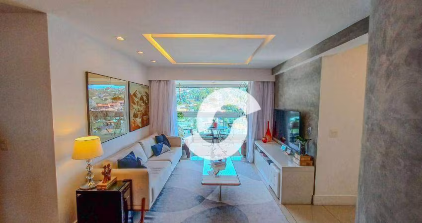 ACONCHEGANTE APARTAMENTO DE 3 SUÍTES, NO JARDIM ICARAÍ, PRÓXIMO AO POLO GASTRONÔMICO