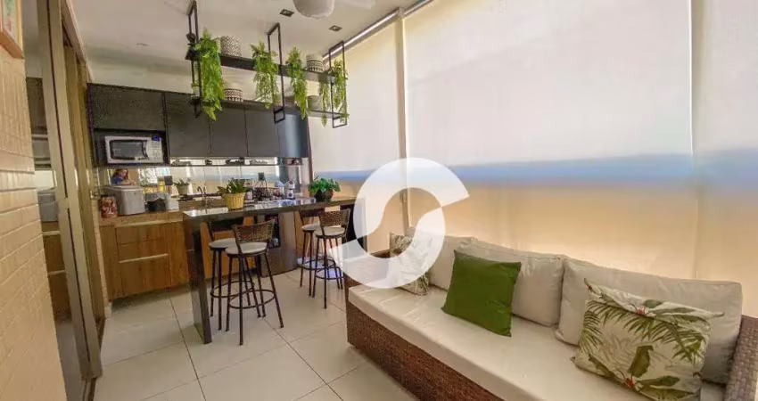 Apartamento com 4 dormitórios à venda, 190 m² por R$ 2.200.000,00 - Piratininga - Niterói/RJ