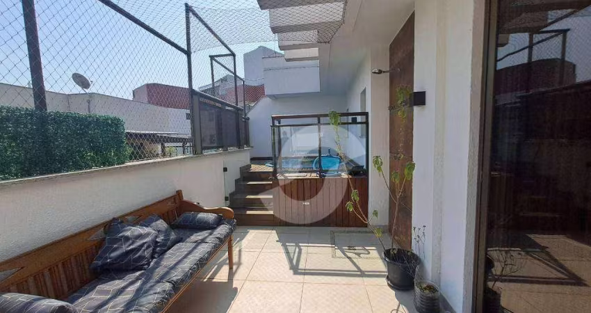 Cobertura com 2 dormitórios à venda, 134 m² por R$ 995.000,00 - Santa Rosa - Niterói/RJ