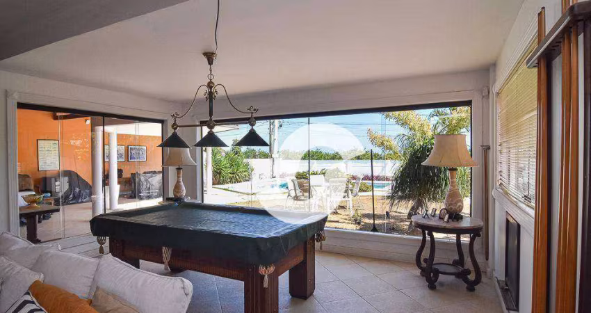 Casa pé na areia 7 suítes Cinematográfica pé na areia 720 m² por R$ 5.995.000, - Itacoatiara - Niterói/RJ