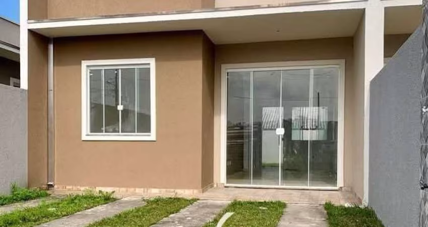 Casa Nova com terreno a venda na Praia . Canoas Pontal do PR