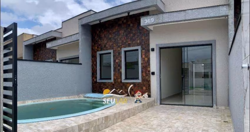 CASA NOVA A VENDA NA PRAIA COM PISCINA
