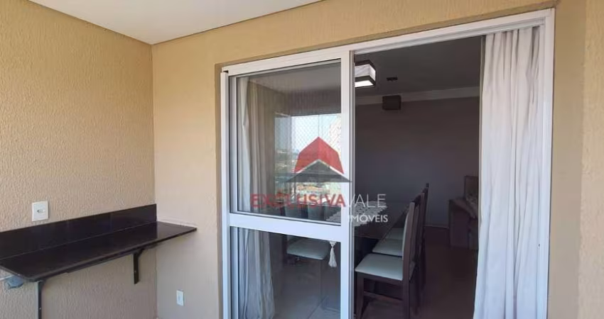 Apartamento com 3 dormitórios à venda, 80 m² por R$ 742.000,00 - Parque Industrial - São José dos Campos/SP