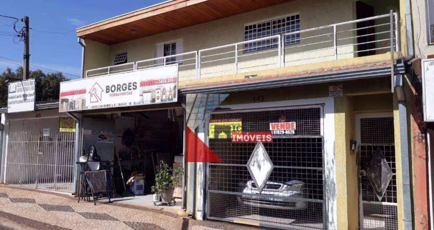 Casa Sobrado com 02 saloes comerciais, 319 m² por R$ 850.000 - Jardim Pântano - Santa Bárbara D'Oeste/SP