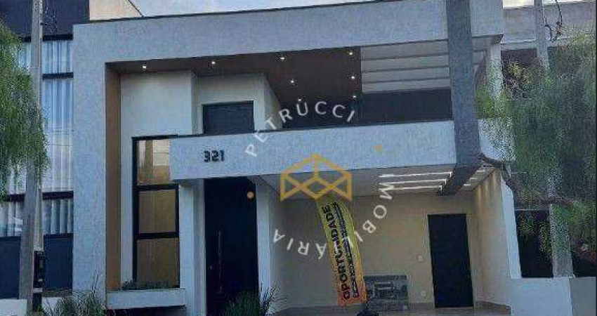 Casa com 3 dormitórios à venda, 149 m² por R$ 1.300.000,00 - Residencial Terras da Estância - Ala do Bosque - Paulínia/SP