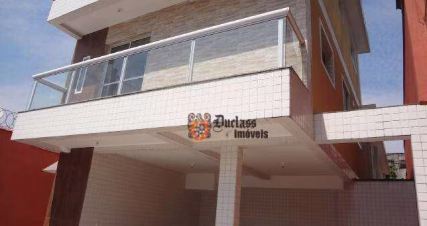 Sobrado com 3 dormitórios à venda, 92 m² por R$ 370.000,00 - Catiapoã - São Vicente/SP