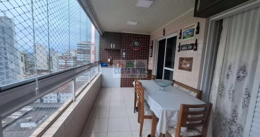 Apartamento Guilhermina - 2 dormitórios - Vista para a Serra do Mar
