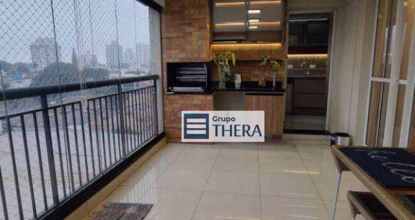 Apartamento com 3 dormitórios para alugar, 136 m² por R$ 9.296,61/mês - Vila Boa Vista - Santo André/SP
