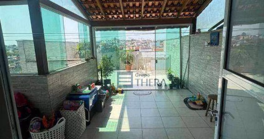 Cobertura com 2 dormitórios à venda, 96 m² por R$ 398.000,00 - Jardim Milena - Santo André/SP