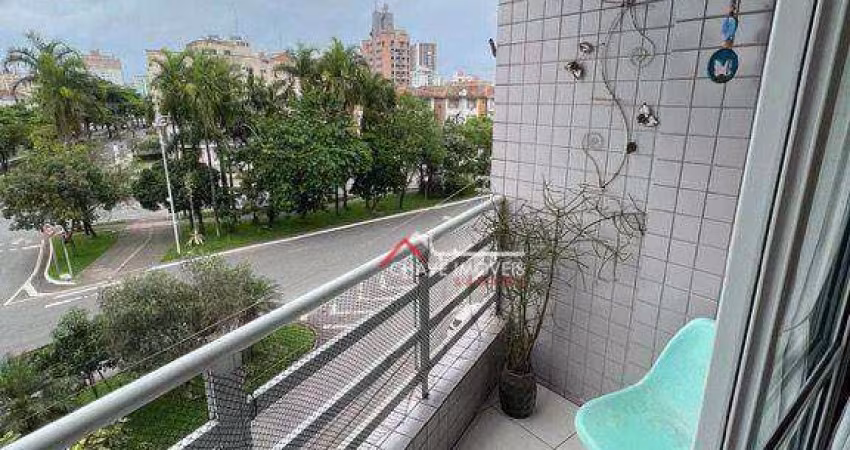 Apartamento com 2 dormitórios à venda, 73 m² por R$ 511.000,00 - Aparecida - Santos/SP