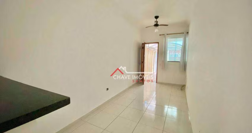 Casa com 3 dormitórios à venda, 75 m² por R$ 480.000,00 - Marapé - Santos/SP