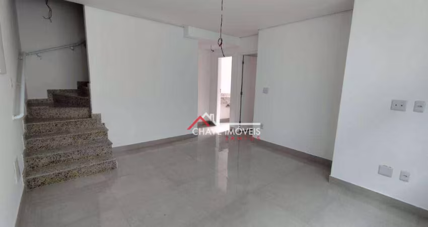 Village com 2 dormitórios à venda, 100 m² por R$ 806.000,00 - Campo Grande - Santos/SP