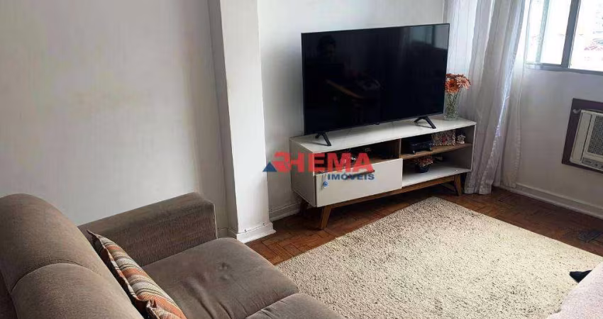 Apartamento com 1 dormitório à venda, 63 m² por R$ 355.000,00 - Gonzaga - Santos/SP