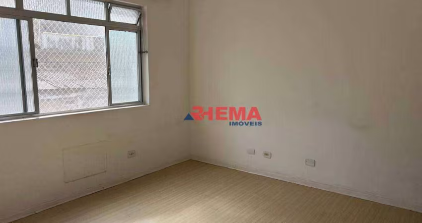 Apartamento com 2 dormitórios para alugar, 60 m² por R$ 3.000/mês - Gonzaga - Santos/SP
