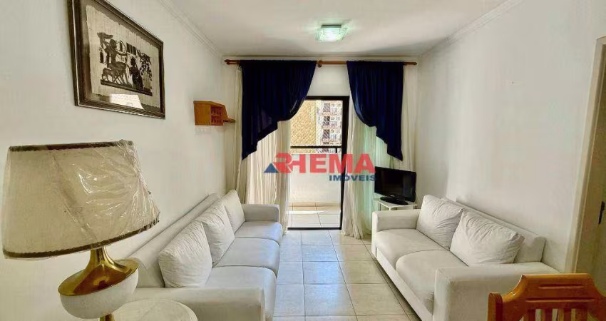 Apartamento com 2 dormitórios para alugar, 70 m² por R$ 4.546,08/mês - Pompéia - Santos/SP