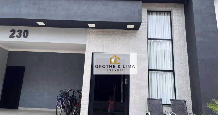 Casa com 3 dormitórios, 1 suíte à venda, 142 m² - Residencial Malibu - Caçapava/SP