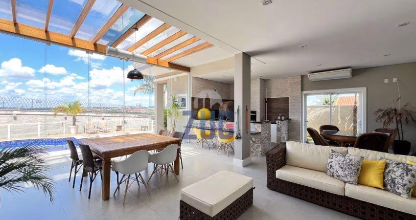 Sobrado para alugar em Campinas, Loteamento Alphaville Campinas, com 4 suítes, com 433 m²