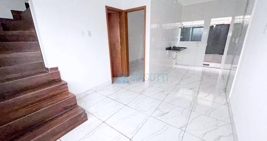 Sobrado com 3 dormitórios à venda, 55 m² por R$ 259.000 - Parque das Américas - Praia Grande/SP
