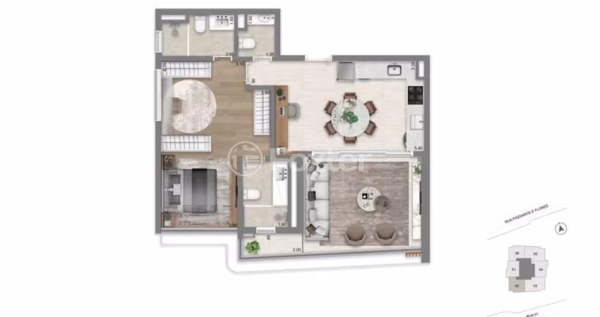 Apartamento com 3 quartos à venda na Avenida Roque Petroni Júnior, 576, Jardim das Acacias, São Paulo