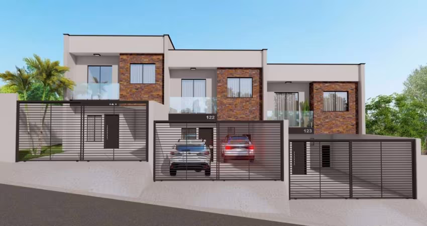 Sobrado com 3 quartos  à venda, 86.00 m2 por R$438000.00  - Jardim Carvalho - Ponta Grossa/PR