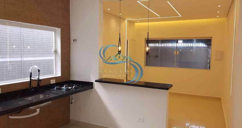 Casa com 2 quartos, Vila Caiçara, Praia Grande