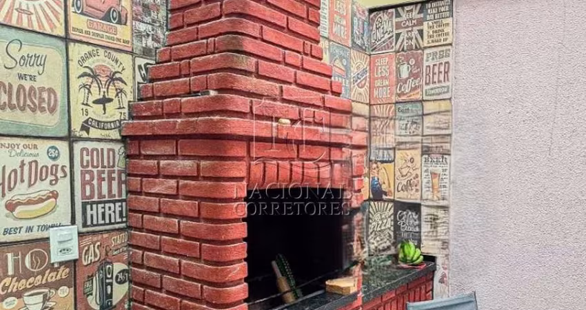 Sobrado à venda, 3 quartos, 1 suíte, 2 vagas, Vila Scarpelli - Santo André/SP