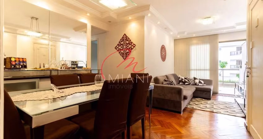 Apartamento com 75 m², 3 Dorm ( 1 suíte), Varanda, 1 Vaga , Edifício com Portaria 24 hs, Academia,