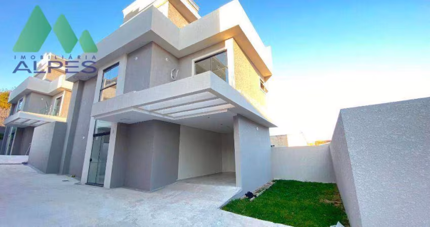 Sobrado com 3 dormitórios à venda, 140 m² por R$ 755.000,00 - Xaxim - Curitiba/PR
