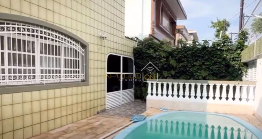 Sobrado com Piscina - 3 quartos - Aparecida - Santos