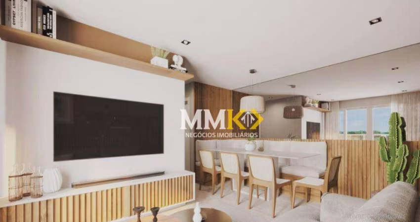 Apartamento com 2 dormitórios à venda, 55 m² por R$ 570.000,00 - Marapé - Santos/SP