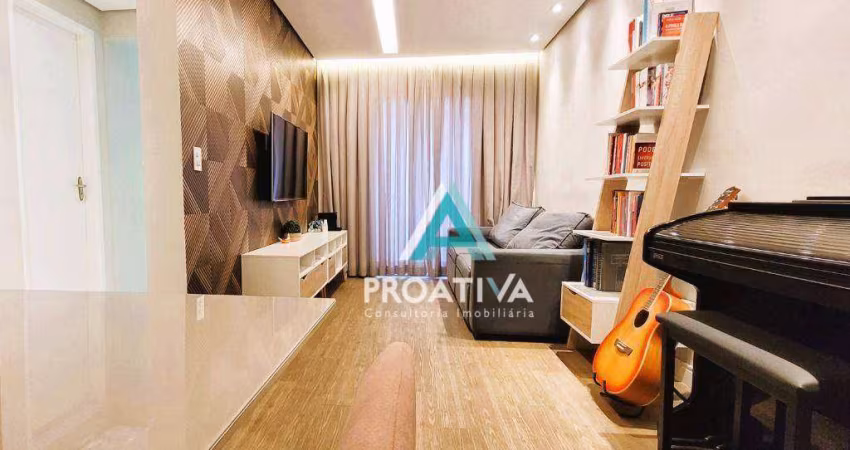 Apartamento com 1 dormitório à venda, 80 m²- Santa Maria - São Caetano do Sul/SP