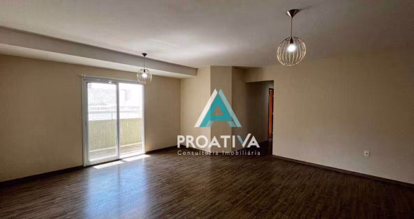 Apartamento com 3 dormitórios para alugar, 105 m² por R$ 4.315,53 - Campestre - Santo André/SP