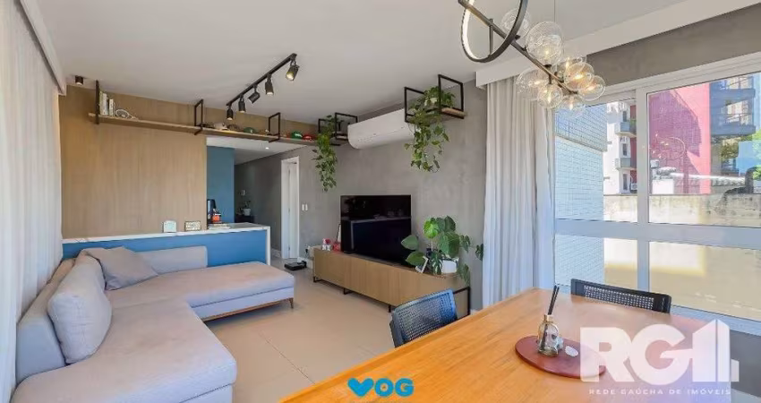 Apartamento lindamente decorado de  2 suítes,  lavabo, churrasqueira e 2 vagas d