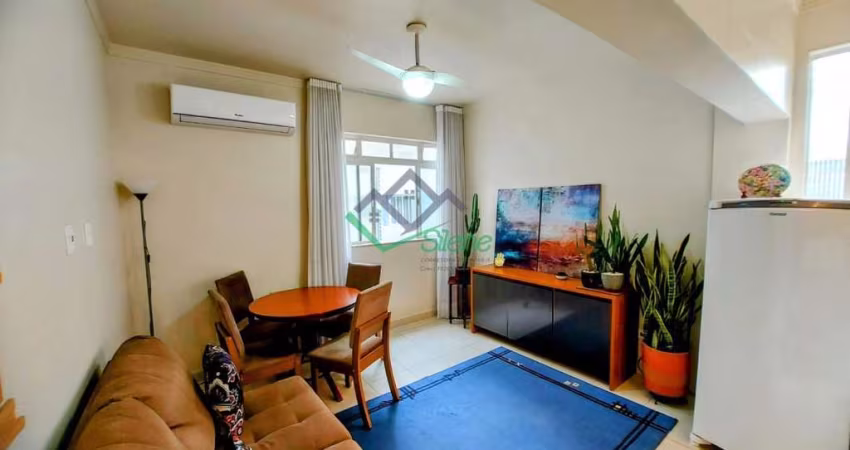 Apartamento para Venda em Santos, Boqueirão, 1 dormitório, 1 banheiro, 1 vaga