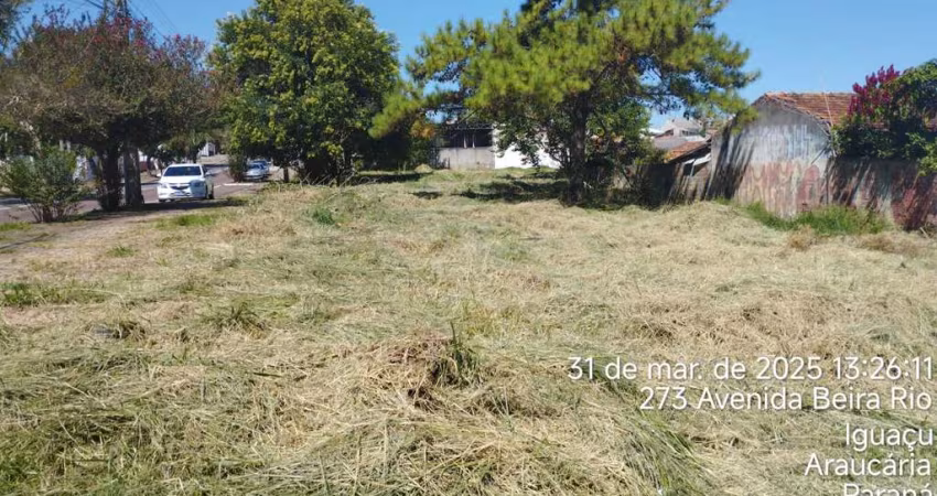 Terreno à venda na Avenida Beira Rio, Iguaçu, Araucária