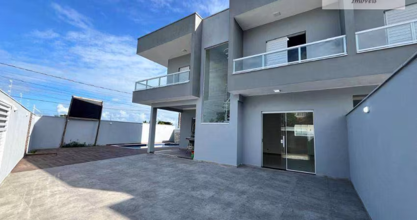 Sobrado com 3 dormitórios à venda, 107 m² por R$ 749.000,00 - Cibratel II - Itanhaém/SP