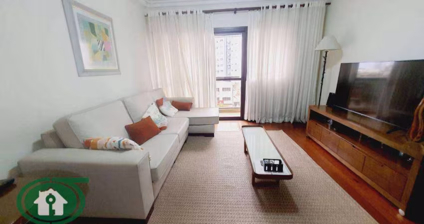ALUGA Apartamento Mobiliado 3 dormitorios, 2 vagas garagem, Bairro Pompeia - Santos