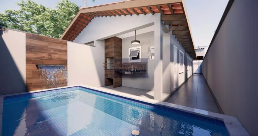 Casa à venda em Itanhaém-SP, Bairro Nossa Sra do Sion: 2 quartos, 1 suíte, 1 sala, 3 banheiros, 2 vagas, 62m². Imperdível!