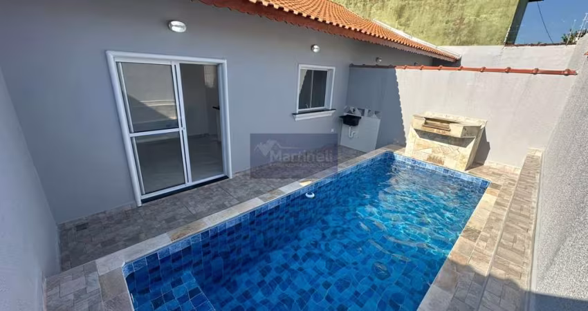 Imperdível casa à venda em Mongaguá-SP, bairro Balneário Anchieta, 2 quartos, 1 suíte, 1 banheiro, 78m² de área