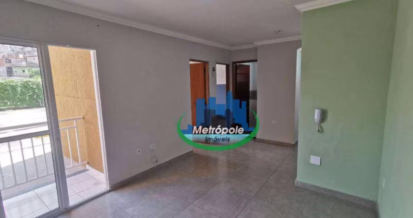 Apartamento com 2 dormitórios para alugar, 48 m² por R$ 1.584/mês - Jardim São Domingos - Guarulhos/SP