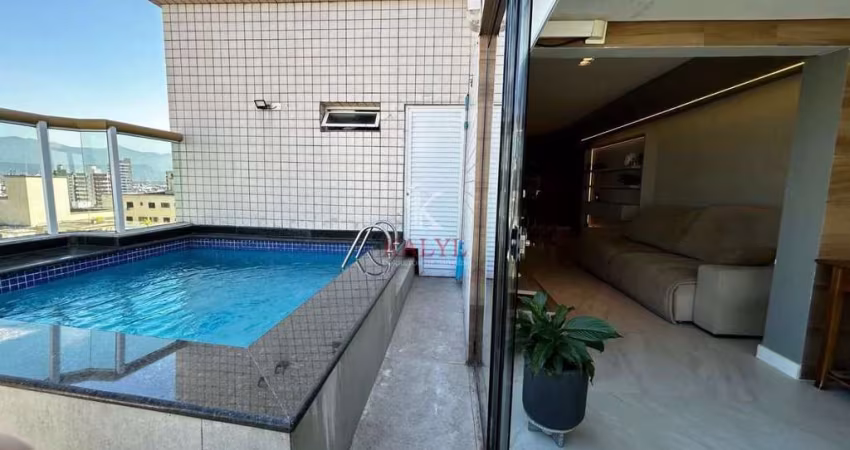 Cobertura com 3 dormitórios à venda, 220 m² por R$ 1.299.000,00 - Tupi - Praia Grande/SP