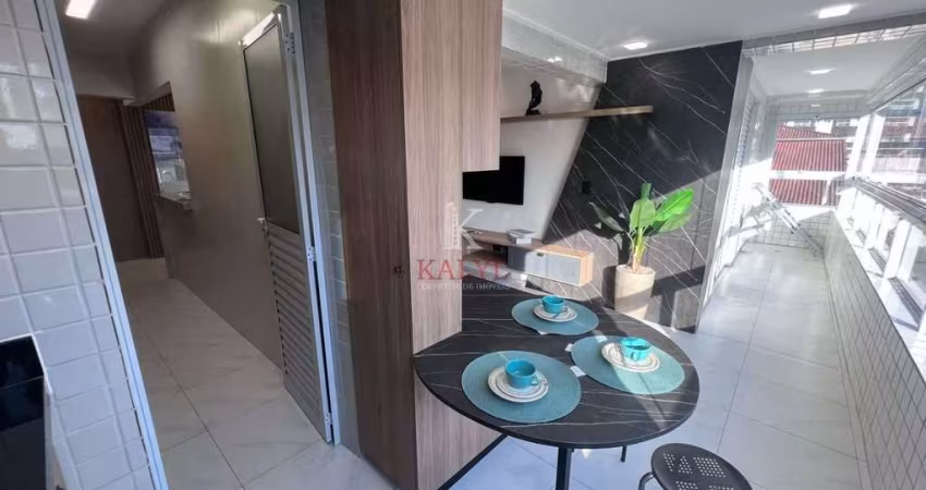 Apartamento com 2 dormitórios à venda, 71 m² por R$ 560.000 - Vila Guilhermina - Praia Grande/SP