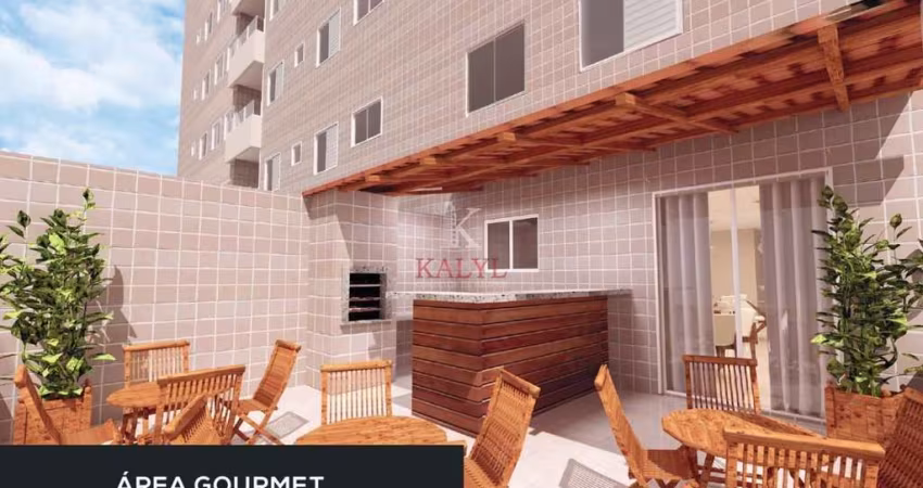 Apartamento com 2 dormitórios à venda, 52 m² por R$ 352.280,00 - Caiçara - Praia Grande/SP
