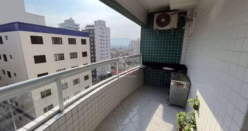 Apartamento com 2 dormitórios à venda, 95 m² por R$ 660.000,00 - Guilhermina - Praia Grande/SP