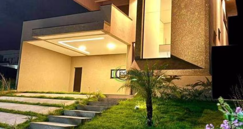 Majestoso sobrado de designer moderno com 3 dormitórios e 3 suítes e lazer com piscina e churrasqueira