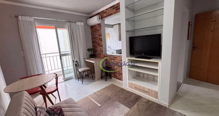 Apartamento com 1 dormitório, 44 m² - venda por R$ 450.000,00 ou aluguel por R$ 3.300,00/mês - Vila Adyana - São José dos Campos/SP